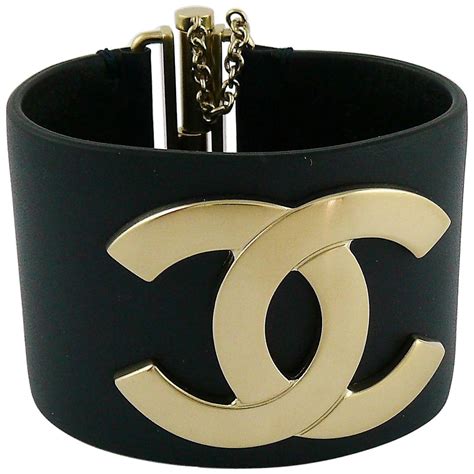 chanel leather cuff bracelet|the realreal chanel cuff.